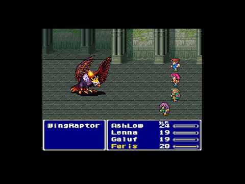Final Fantasy V Low Level Challenge - Wingraptor
