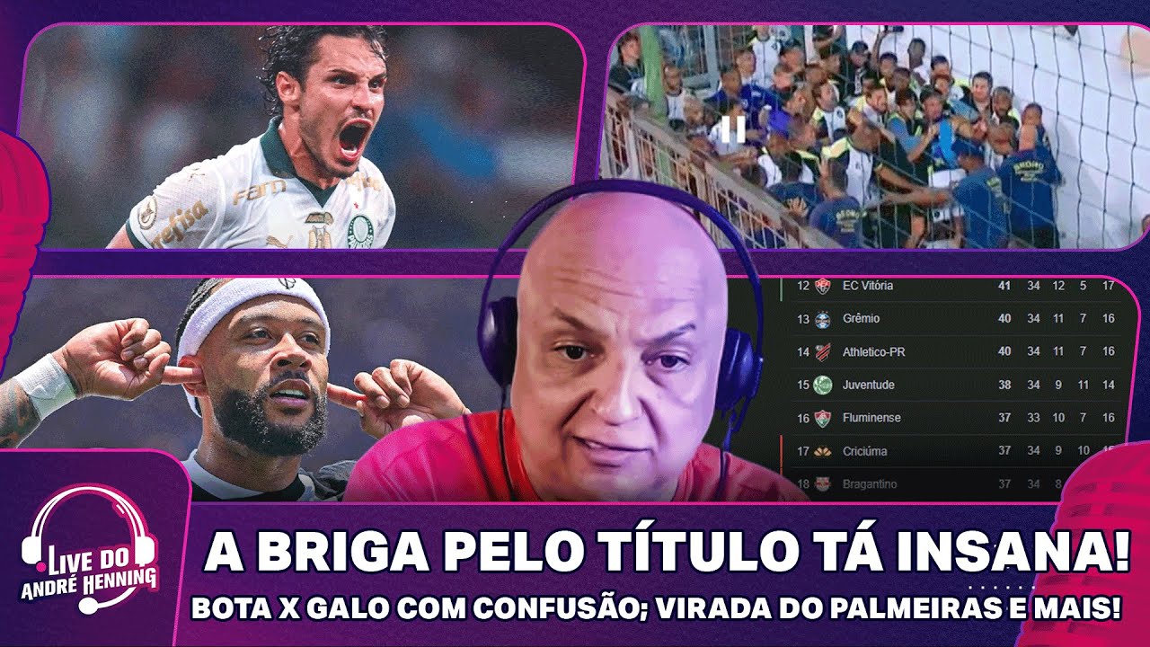 PALMEIRAS SE APROXIMA DO BOTAFOGO NA PONTA; TIMÃO DE OLHO NA LIBERTA; LUTA CONTRA O Z-4 E MAIS