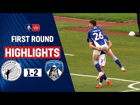 Jonny Smith Late Goal Saves Oldham from Replay! | Gateshead 1-2 Oldham | Emirates FA Cup 19/20