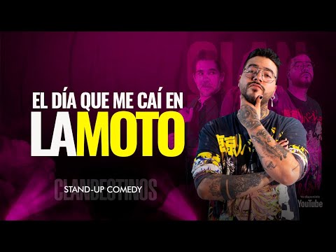 SEBASTIAN RINCON - "El día que me caí en la moto" - CLANDESTINOS STAND UP COMEDY # 12