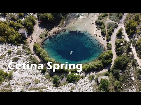Rivers Cetina Spring in Croatia