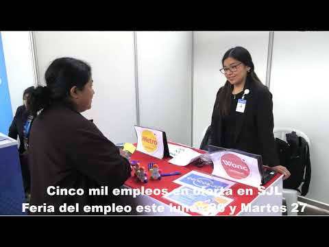 San Juan de Lurigancho: Megaferia de empleo ofrece más de 5 mil puestos formales 