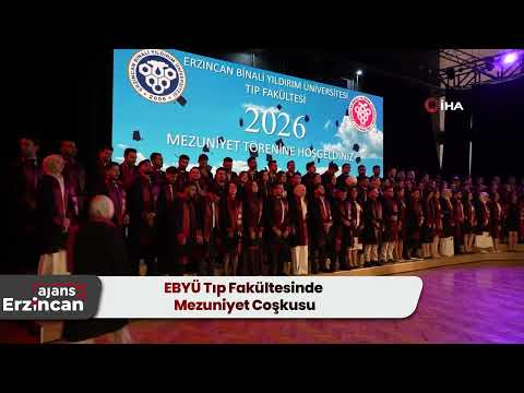 EBYÜ Tıp Fakültesinde Mezuniyet Coşkusu