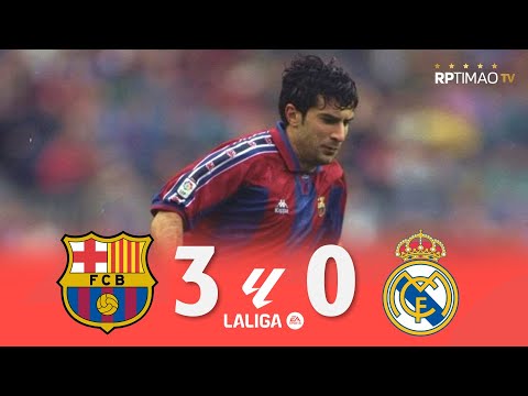 Barcelona 3 x 0 Real Madrid ● La Liga 95/96 Extended Goals & Highlights ᴴᴰ