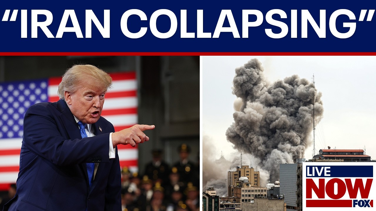 Trump vows 'Iran completely collapsing'