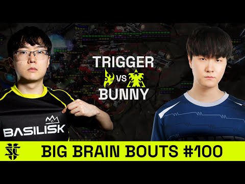 trigger VS Bunny | BASILISK Big Brain Bouts #100 | Starcraft 2