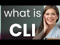 Cli — meaning of CLI