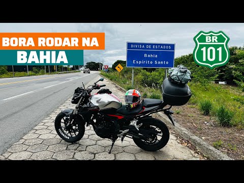 EP2 | VIAGEM DE MOTO PARA NORDESTE | CB 500F | BR - 101 | ITABELA - BA | EUNAPOLIS - BA