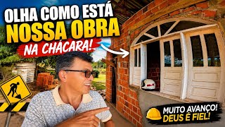 CHEGOU A FASE DE ACABAMENTO DE NOSSA OBRA NA CHÁCARA