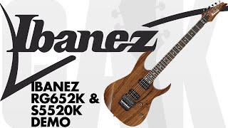 Video thumbnail for Ibanez Limited RG652K & Ibanez Limited S5520K Ibanez RG652K & Ibanez S5520K  Demo Review by GAK