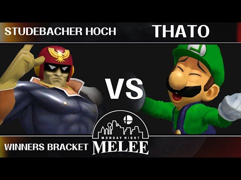 MNM 373 - Winners Bracket - Studebacher Hoch (Captain Falcon) VS Thato (Luigi) - SSBM Melee