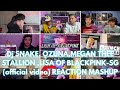Dj snake, Ozuna, Megan Thee Stallion, Lisa of Blackpink-SG Song  (Official Video) Reaction Mashup
