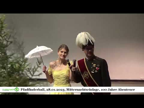 Pfadfinderball 2023, Mitternachtseinlage, 100 Jahre Abenteuer