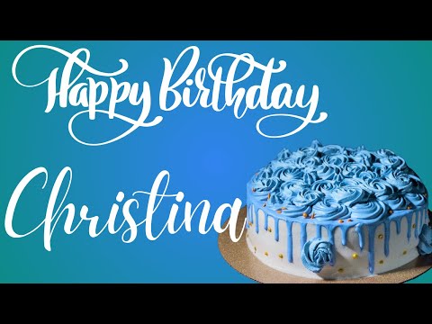 Happy Birthday Christina 🎂 You Shine So Bright | Magical EDM Birthday Song