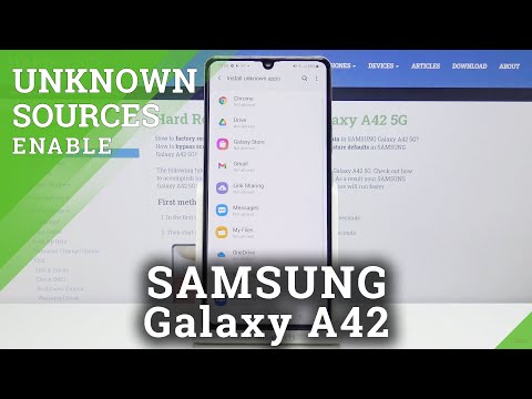 How to Enable Unknown Sources in Samsung Galaxy A42 - Allow App Installation