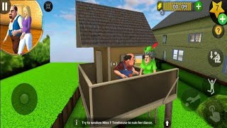 Scary Teacher 3D Version 5.18 | Tani Use The Treehouse To Hide From Miss T #chapter