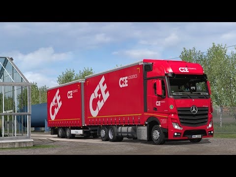 ETS 2 Open Beta 1.36 Mercedes Actros MP4 2545 Kalmar - Jönköping