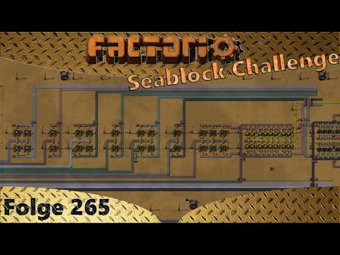Factorio [1.0] - Seablock - Warentransport organiesieren - Let's Play 265 - Deutsch - German