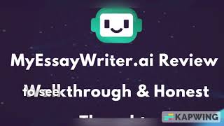 MyEssayWriter.ai Review: Full Walkthrough & Honest Thoughts