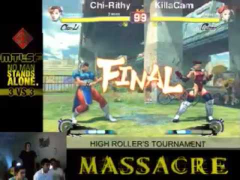 Massacre SSF4 High Rollers Winners' Final Chi Rithy (CH) vs Killacam (CA)