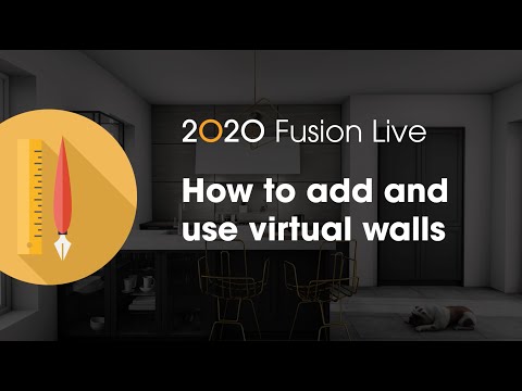 2020 Fusion Live Tip: How to add and use virtual walls