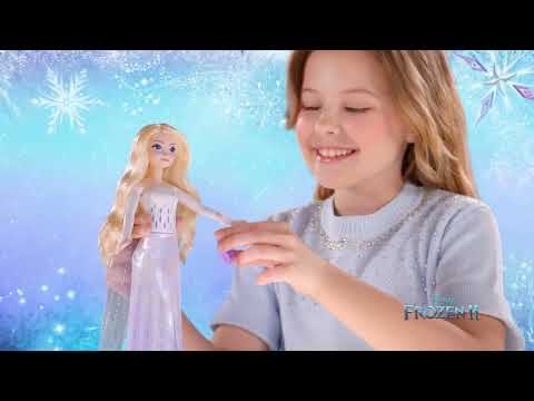 Lelė Mattel „Disney Frozen Spin &amp; Reveal“ Anos siurprizų rinkinys video