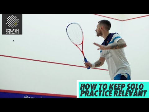 Squash tips: Guide to solo practice with Joey Barrington - How to keep solo practice relevant