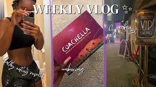 Weekly Vlog: Coachella Unboxing + Pilates Fail + Speakeasy but its non-alcholic