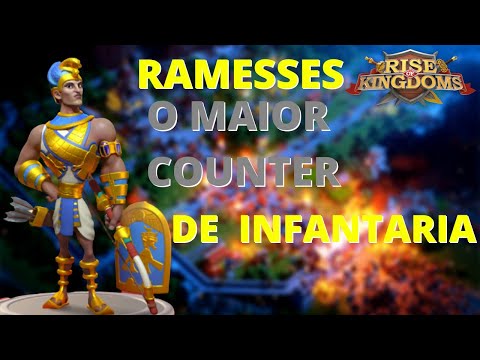 O TERROR DA INFANTARIA | RAMESSES | VALE A PENA? | CONHECENDO OS COMANDANTES - RISE OF KINGDOMS