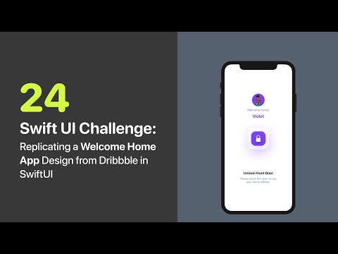 SwiftUI Dribbble Challenge 24: Replicating Welcome Home App in SwiftUI + we add animation!!