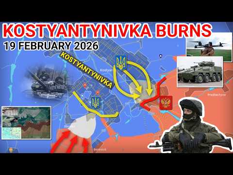 Push and Counterpush in Kostyantynivka | Krynychne Falls, Ceasefire on the Table [19 February 2026]