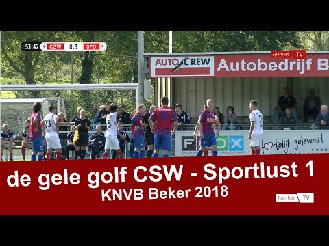De gele golf | CSW - Sportlust '46 KNVB Beker 2018