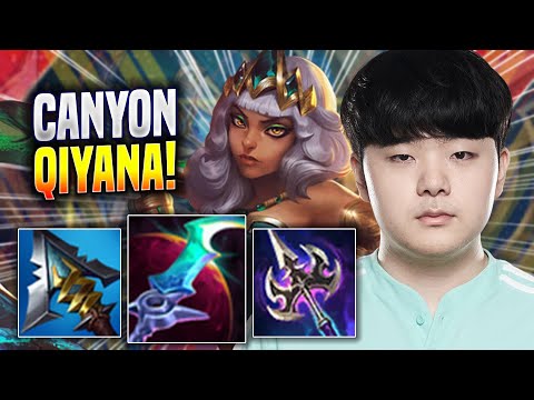 CANYON IS A MONSTER WITH QIYANA! - DK Canyon Plays Qiyana JUNGLE vs Udyr! | Season 2022