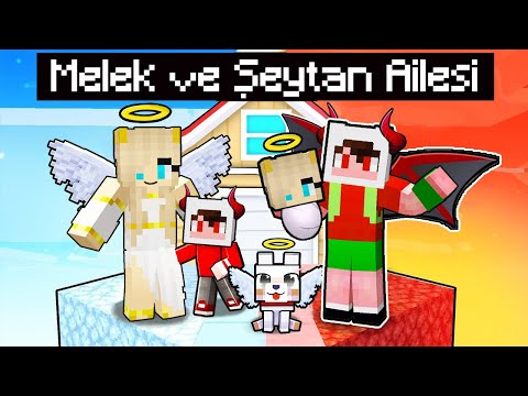 MELEK VE ŞEYTAN AİLESİ -😨 Minecraft