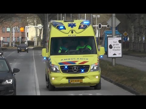 [Primeur][Nieuwe Wail & 4 Grill-leds] A1, Otaris Ambulance 02-112 Leeuwarden naar melding
