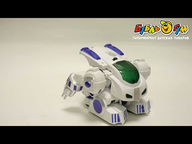 Робот Lanson Toys Трансформ р/у световые и звуковые эффекты - видео