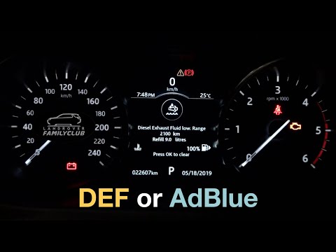 Land Rover DEF or AdBlue Tips for Refilling