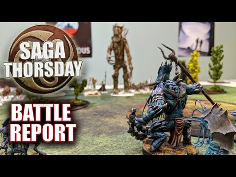 Saga Age of Magic Battle Report - Otherworld vs Lords of the Wild with Davey! SAGA THORSDAY 175