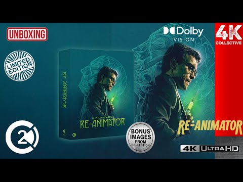 Re-Animator 4K UltraHD Blu-Ray Second Sight Films Limited Edition Unboxing