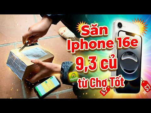 Iphone 16e - Giá 9,3 củ Mua Trên Chợ Tốt Liệu Có May Mắn Lụm Kèo Thơm ?