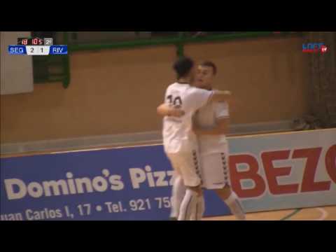 Gol Gaby (2-2) Naturpellet Segovia - Rivas Futsal J13, 2Div