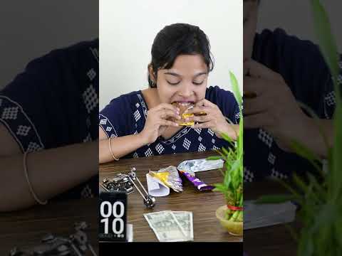 50 SECOND Dairy Milk Oreo CHALLENGE  | 1000 RS  CHOCOLATE CHALLENGE🤑 #shorts #ashortaday #minkutinku