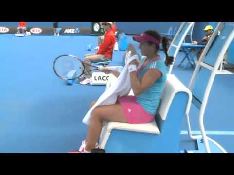 ANZ Kid's Tennis Day, Exhibition Match - Sharapova vs Vesnina Australian Open Qualifying 2012: Day 4