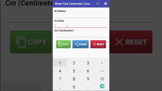Meter Feet Centimeter Converter