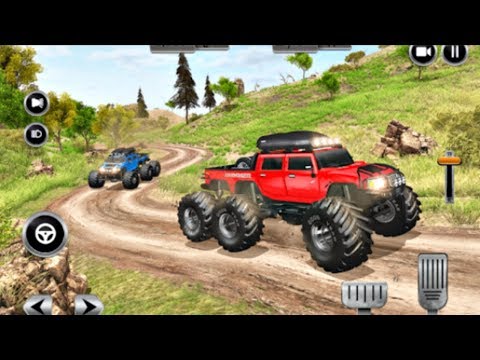 6x6 Offroad Monster Truck Driving Simulator - Offroad Monster Vehicle Mission Android GamePlay FHD