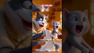 cute kittens earthquake??#cat#cute#funnycats#kitten#AI#poorcat#kucing#respect#sad#shorts