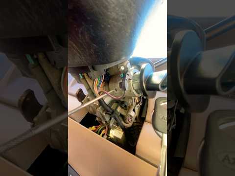 How to remove ignition key cylinder on a ford 🤯#outdoors #mechanic #fordtruck #summer #automobile