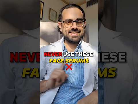 Never❌Use These Face Serums 😱 #faceserum #serum #skincare