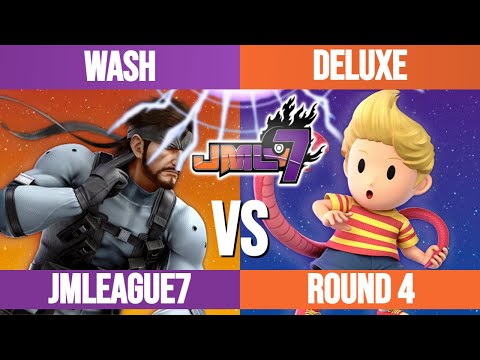 Wash (Snake) vs DELUXE (Lucas, Meta Knight) - JMLeague7 Round 4