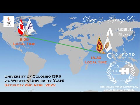 THIULDT 2022 - Day 2 - University of Colombo (SRI) vs. Western University (CAN)